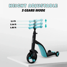 3-in-1 Kids Convertible Scooter